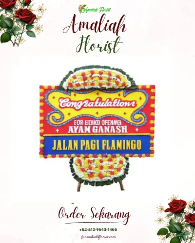 Bunga Papan Congratulation di Tembalang